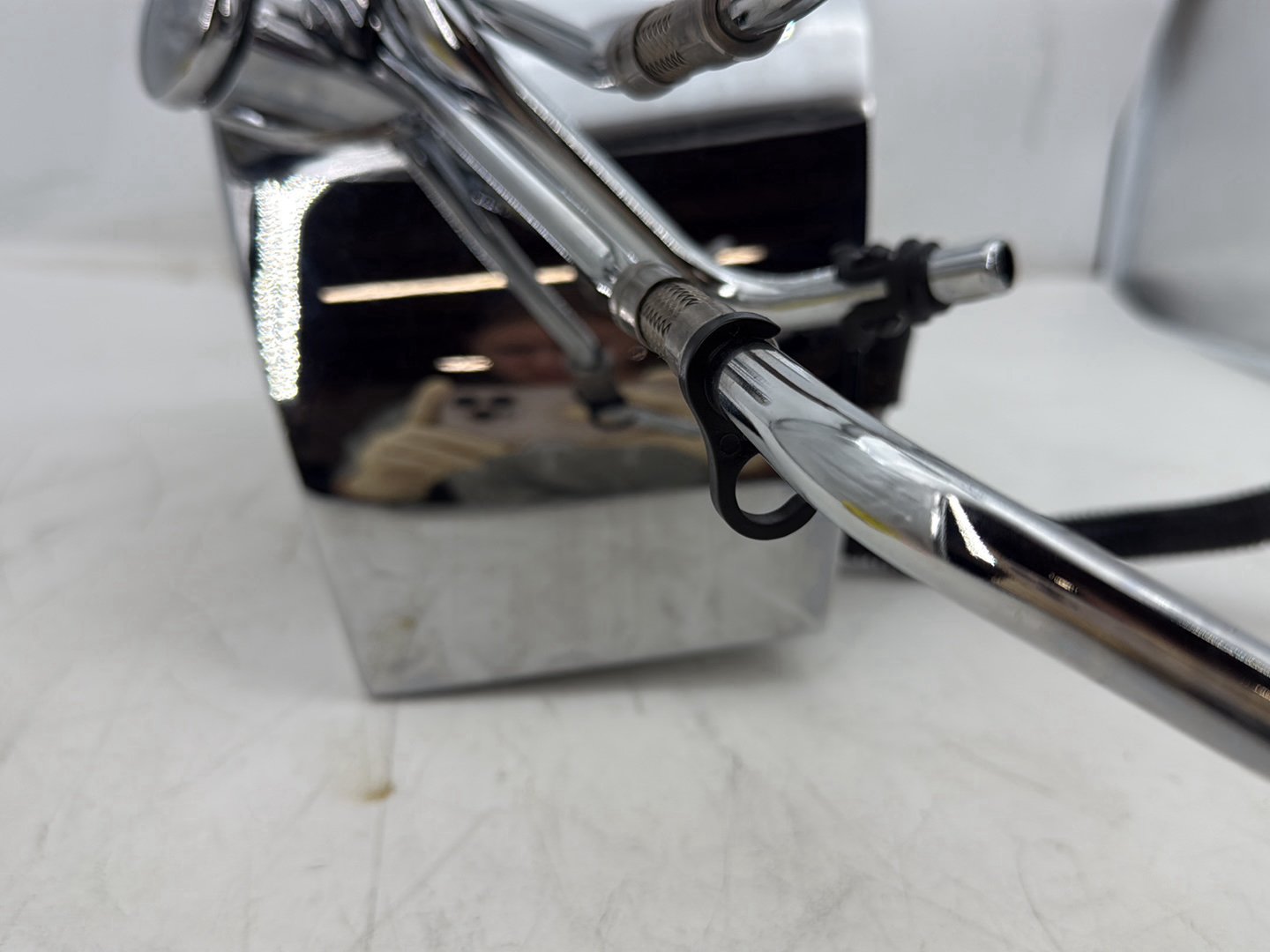 05 Harley Heritage Softail Classic Oil Tank Reservoir Bottle Canister &amp; Dipstick