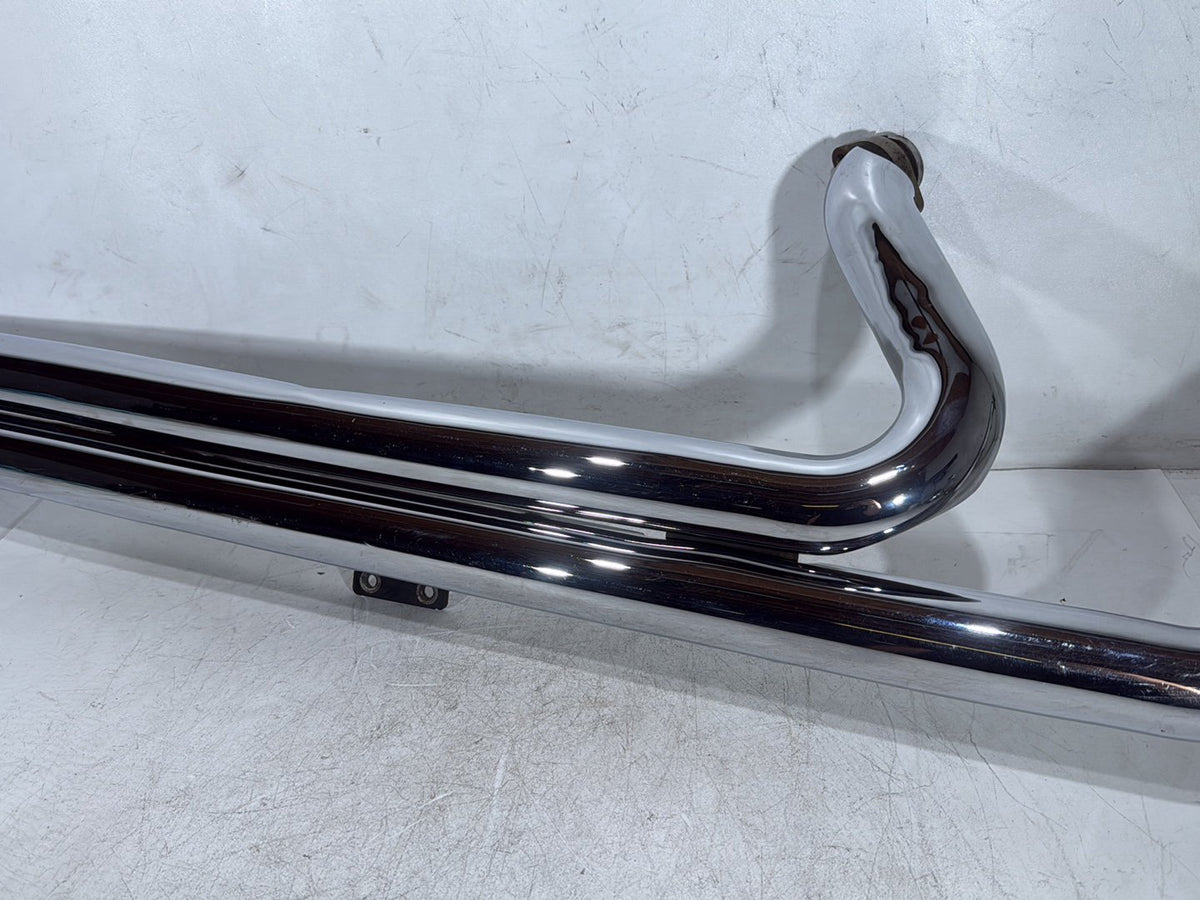 2005 Harley Softail Fat Boy FLSTF OEM Exhaust Header Pipes Vance & Hines