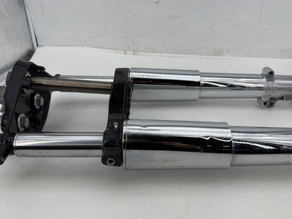 2013 Harley Street Glide Touring FLHX OEM Front Triple Tree Set & LH RH Fork Legs Sliders