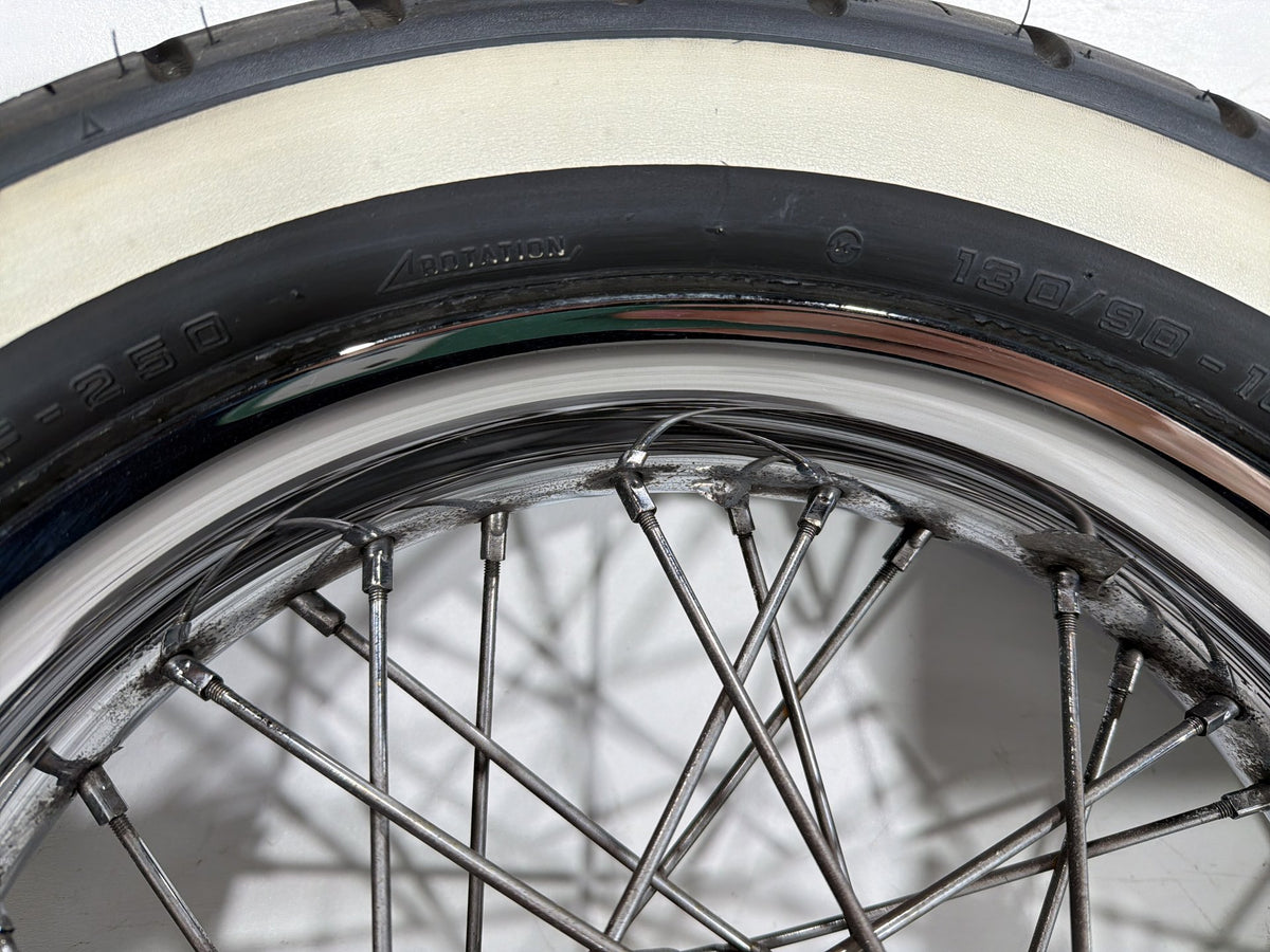 2004 Harley Electra Glide CVO Screamin OEM Front Rear Wheel Rim Tire Spoked 16"
