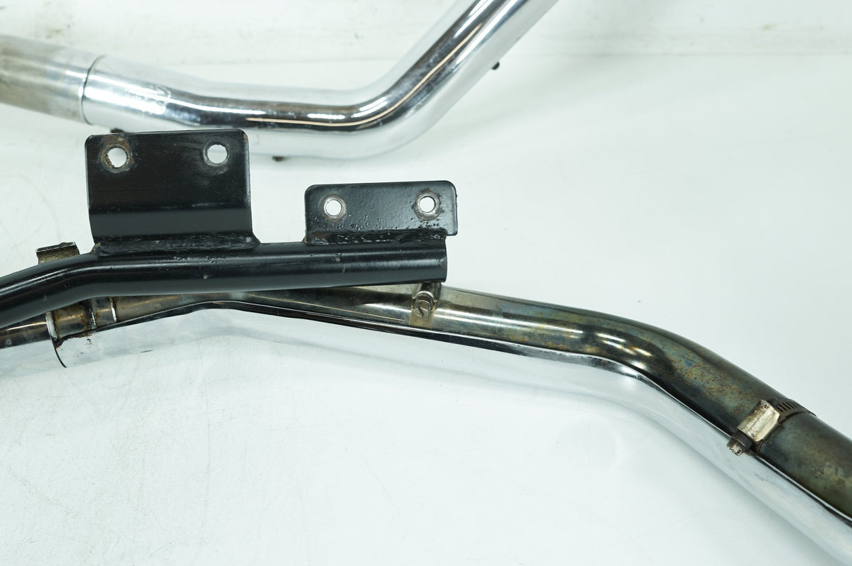 2002 Harley Softail FLSTF Fat Boy OEM Exhaust Header Pipes Vance & Hines