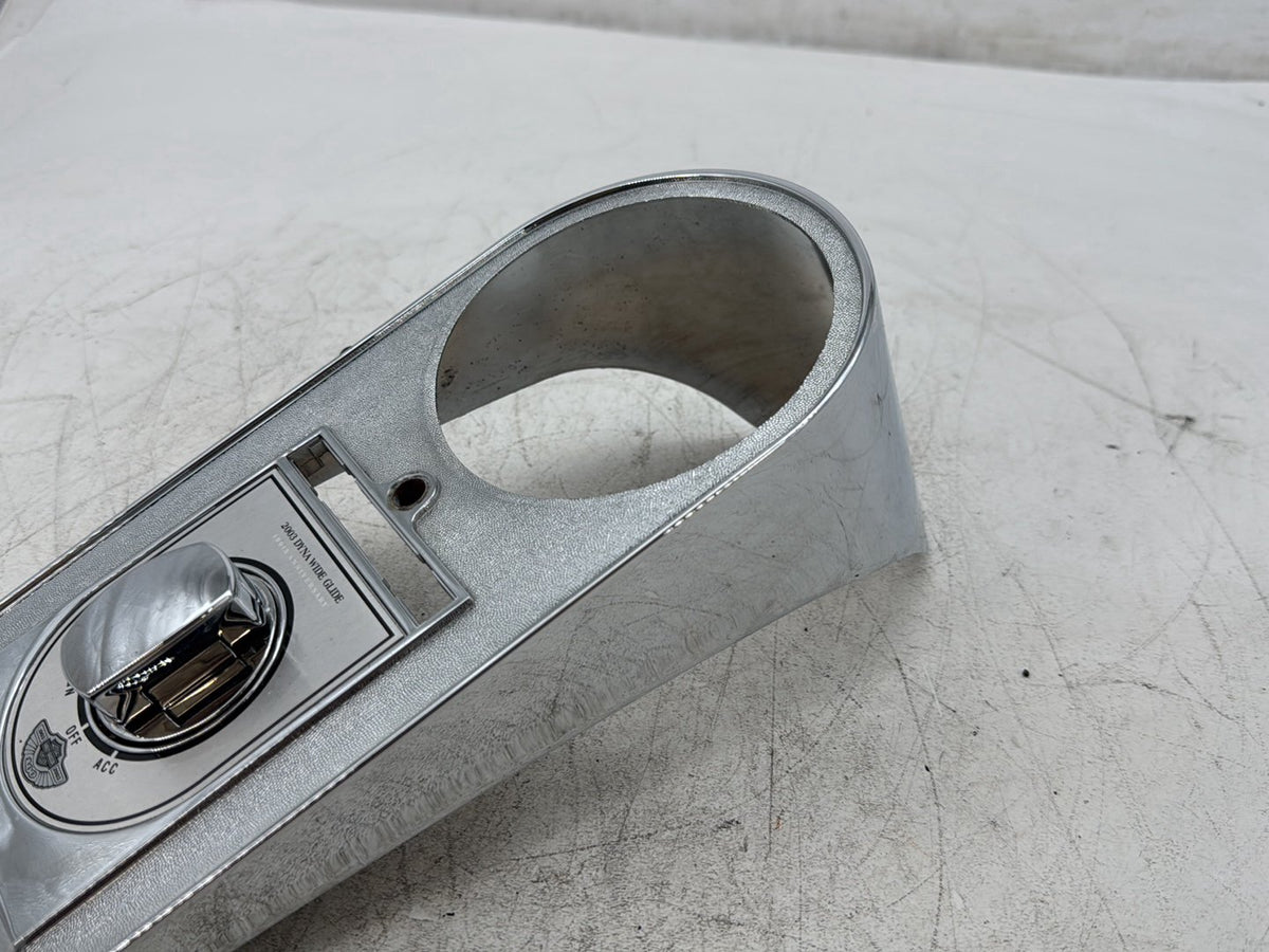 2003 Harley Dyna Wide Glide FXDWG OEM Fuel Gas Tank Dash Console NOKey