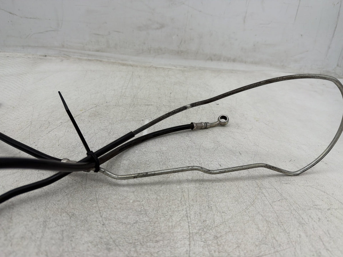 2008 Harley Electra Glide Touring Ultra OEM Front Brake Hose Line Pipe ABS