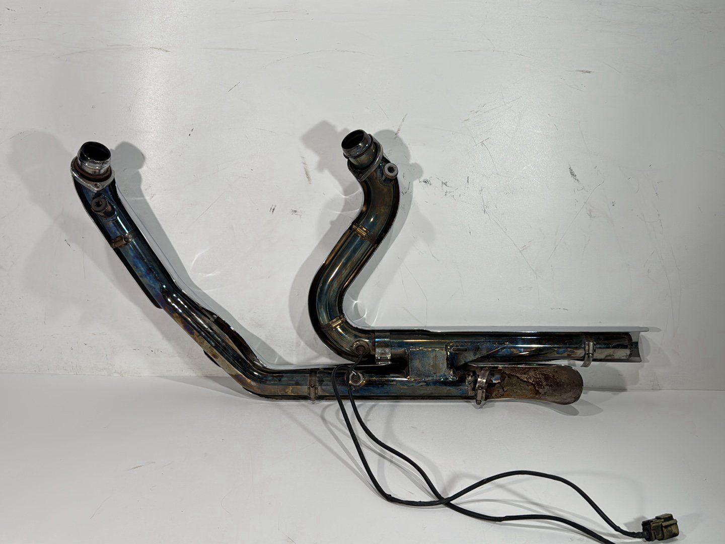 2014 Harley Electra Glide Touring CVO Screamin Eagle OEM Exhaust Header Pipes Muffler Vance & Hines