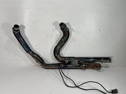 2014 Harley Electra Glide Touring CVO Screamin Eagle OEM Exhaust Header Pipes Muffler Vance & Hines