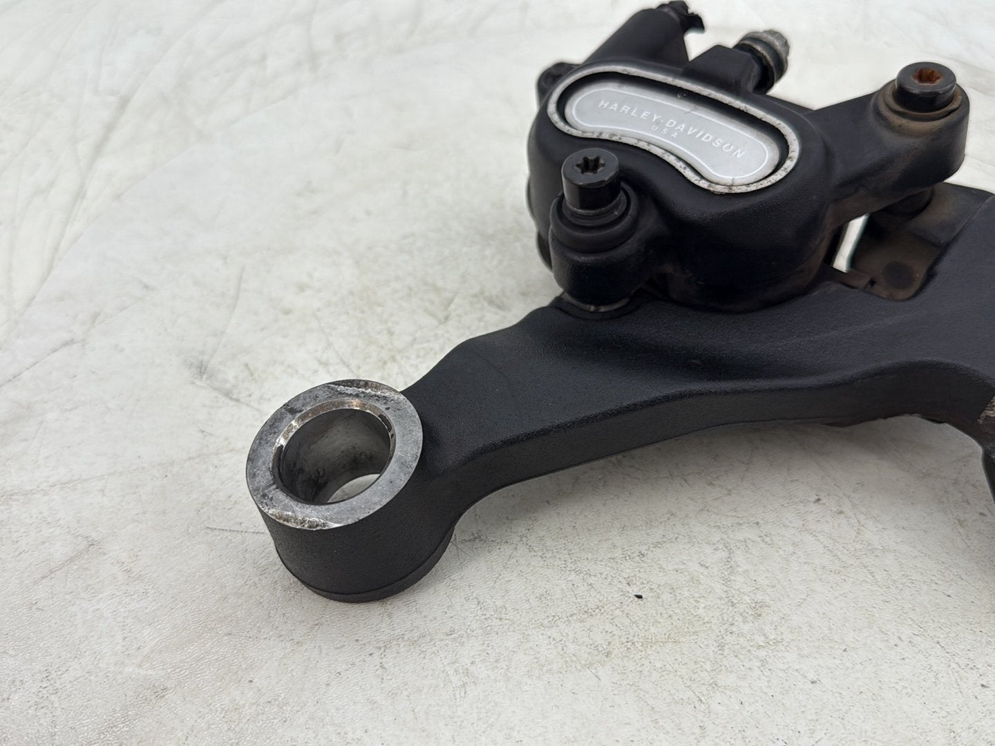 2015 Harley Dyna Low Rider FXDL OEM Rear Back Brake Caliper w/ Bracket