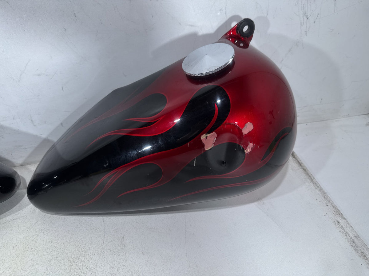 1994 Harley Softail Custom FXSTC OEM Left Right Fuel Gas Tank Gasoline Reservoir