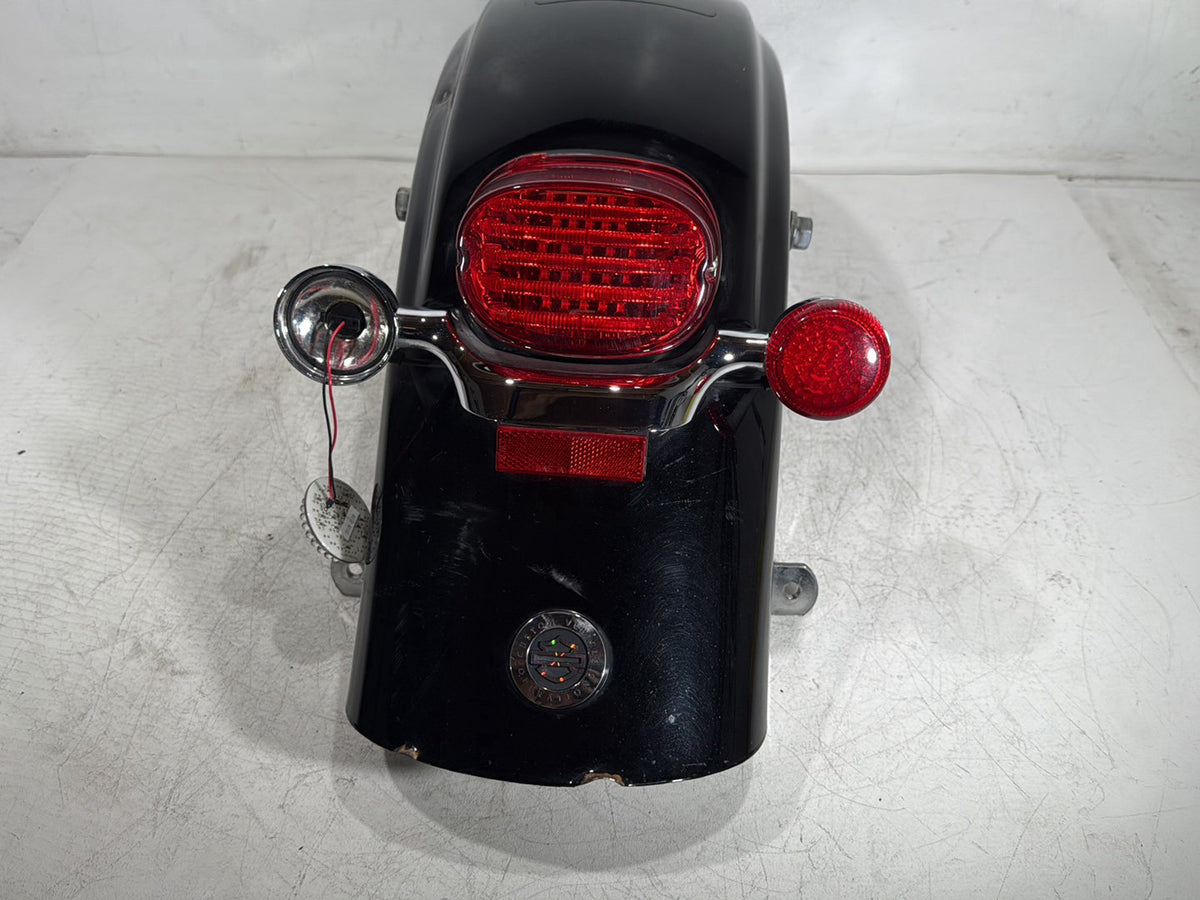2013 Harley Electra Glide Touring CVO OEM Rear Wheel Fender & Turn Signals Bar