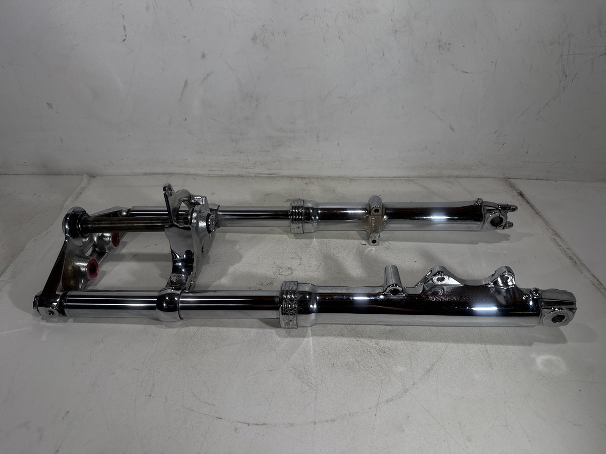 1994 Harley Softail Custom OEM Front Triple Tree Set & LH RH Fork Legs Sliders