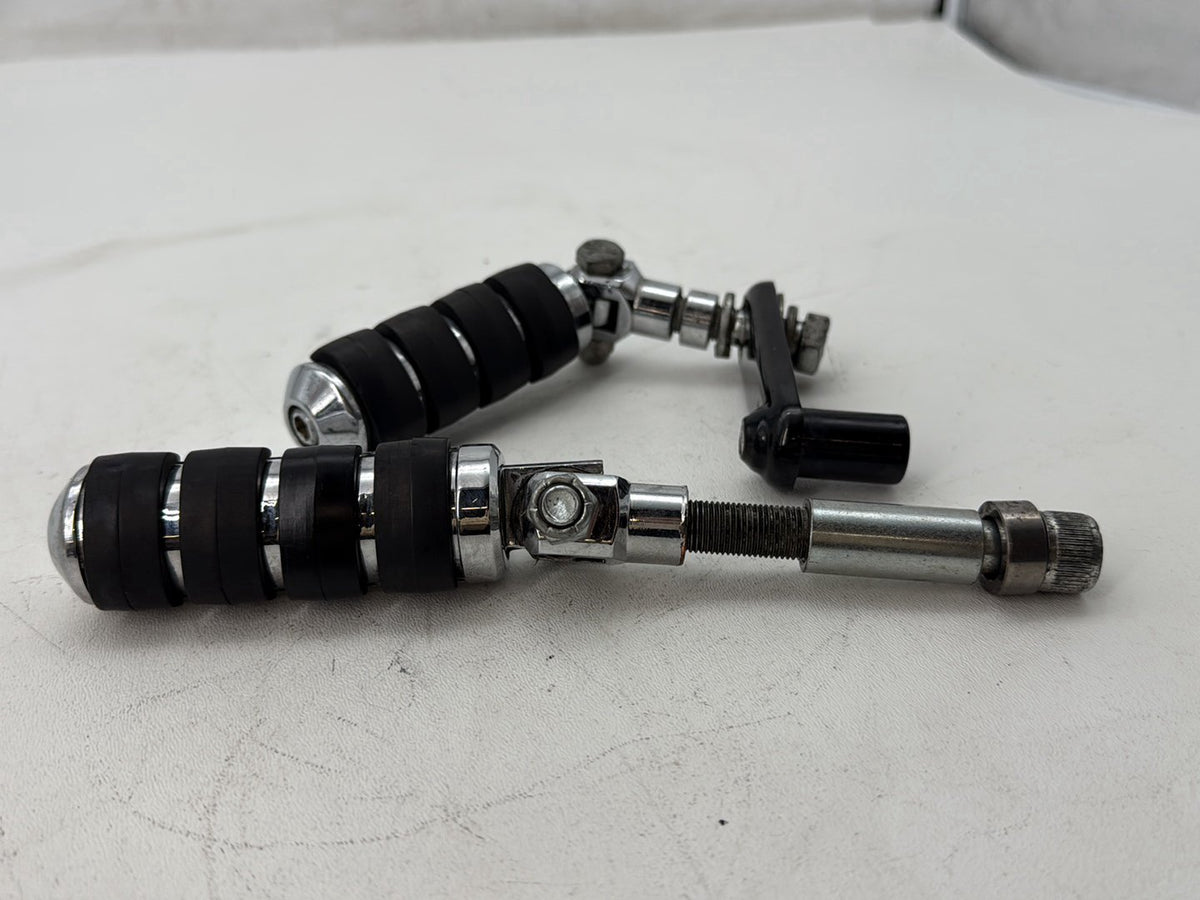 1991 Harley Heritage Softail Classic FLSTC OEM Passenger Left & Right Foot Pegs