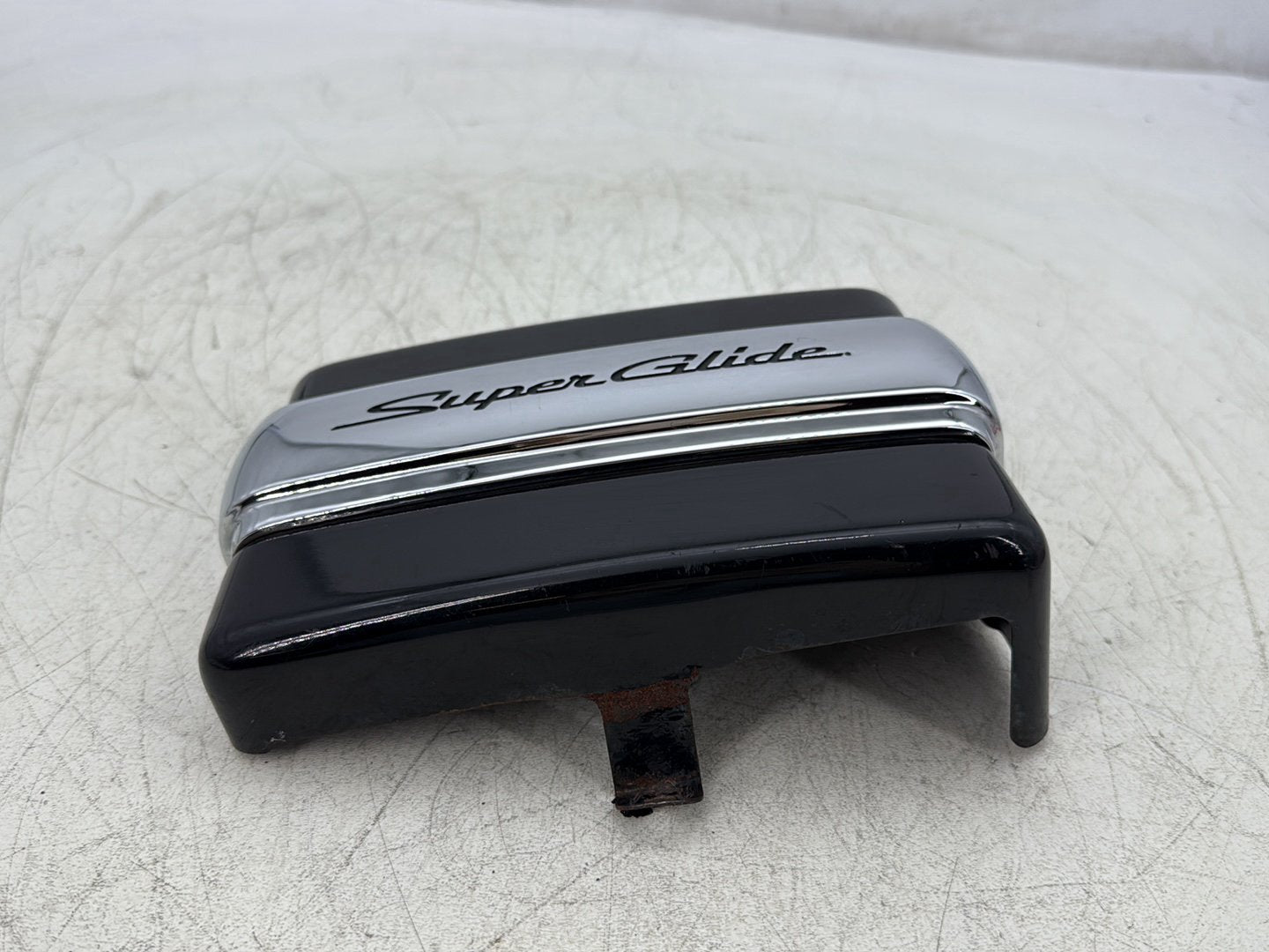2012 Harley Dyna Super Glide Custom FXDCI OEM Lower Battery Tray Stay Box Cover Panel
