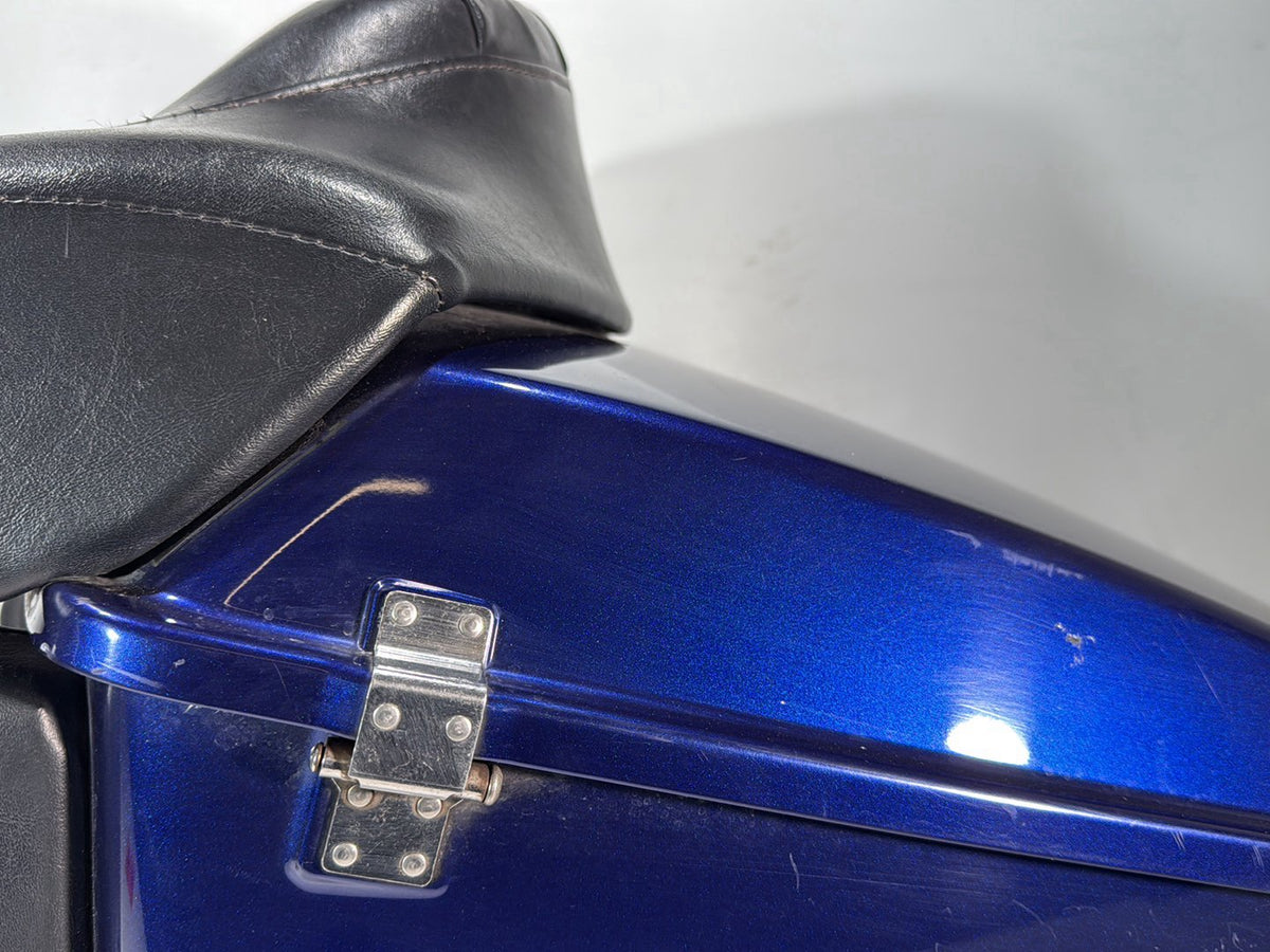 2007 Harley Touring Electra Glide Ultra OEM Pass Backrest Tour Pak Luggage NOKey