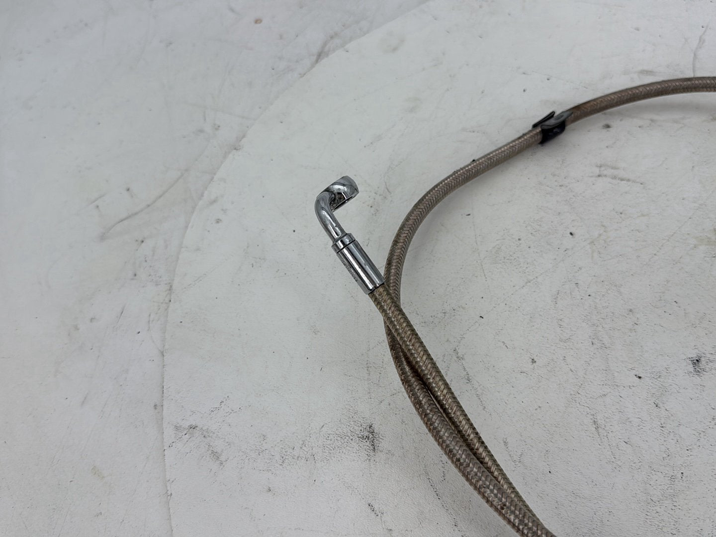 2006 Harley Dyna Super Glide Custom FXDCI OEM Front Brake Hose Line Pipe