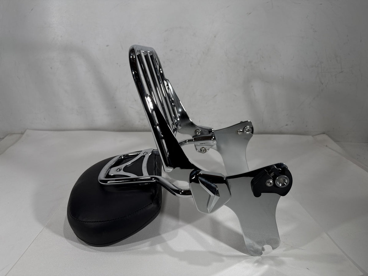 2004 Harley Road King Touring Classic OEM Rear Sissy Bar w/ Backrest Cushion Pad