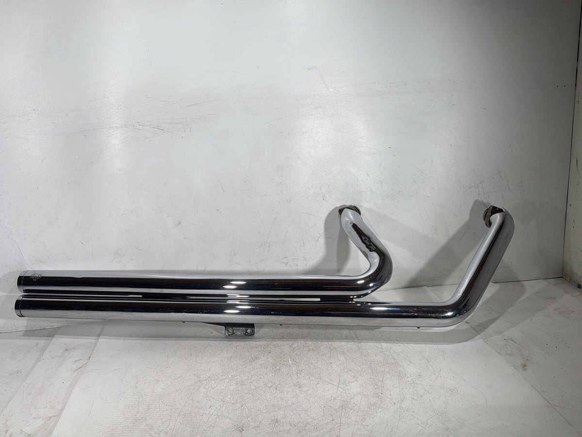 2005 Harley Softail Fat Boy FLSTF OEM Exhaust Header Pipes Vance & Hines