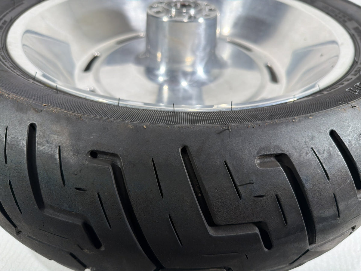 2008 Harley Softail Custom FXSTC OEM Rear Wheel Rim Tire 200/55R17 78V 17"