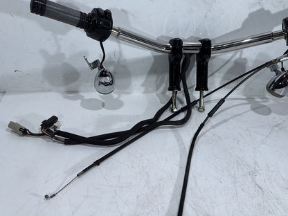 2008 Harley Dyna Fat Bob FXDF OEM Handlebars Left Right Switches Controls