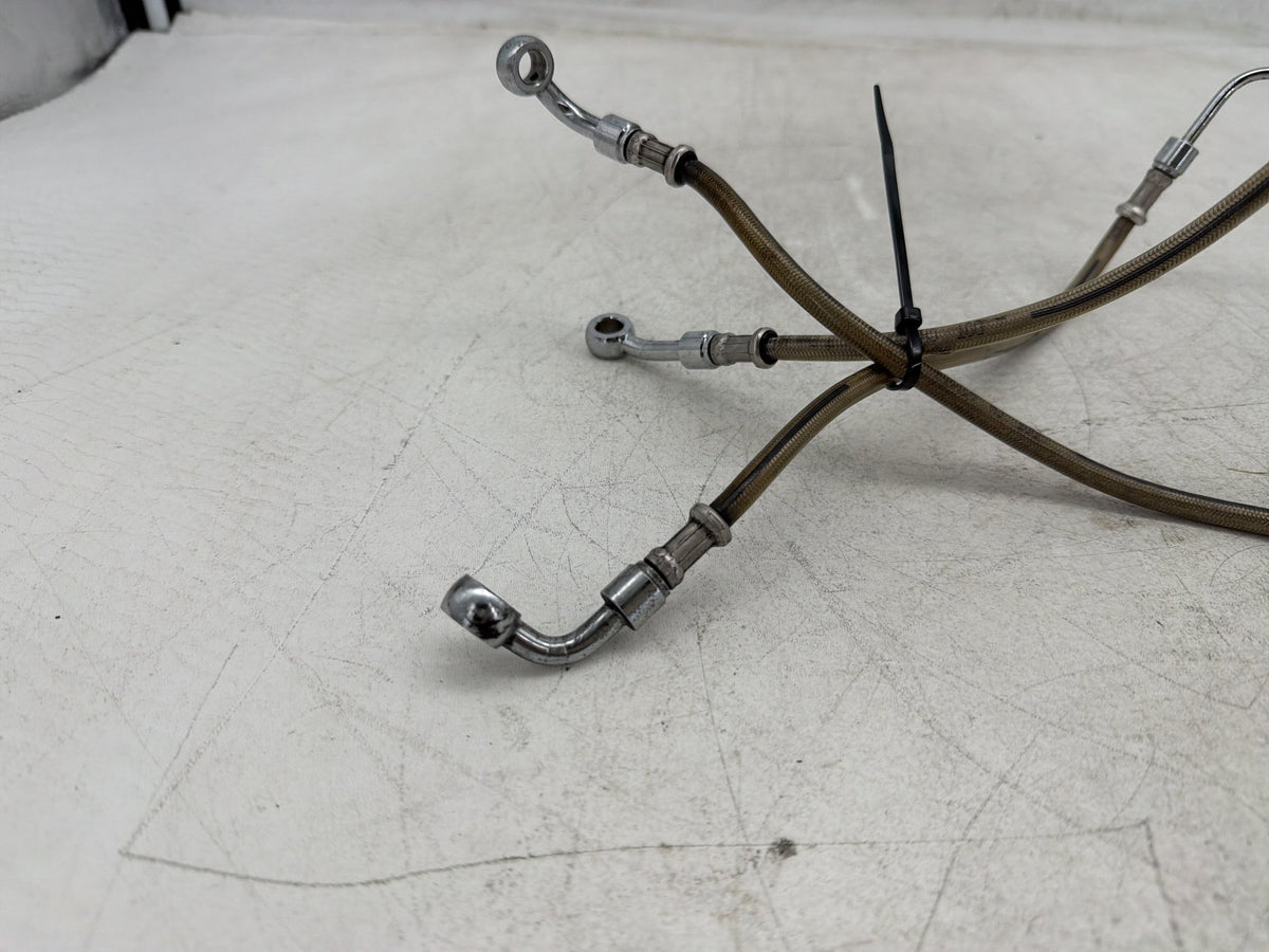 2004 Harley Electra Glide CVO Screamin Eagle OEM Front Brake Hose Line Pipe