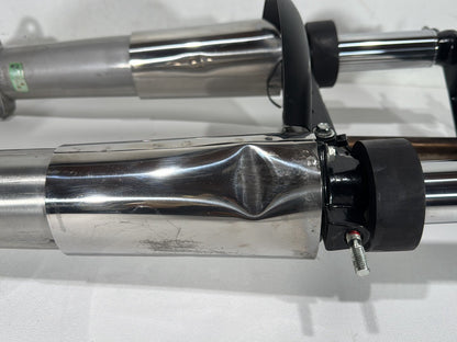 1998 Harley Road King Touring FLHRCI Classic OEM Front Triple Tree Set & LH RH Fork Legs Sliders