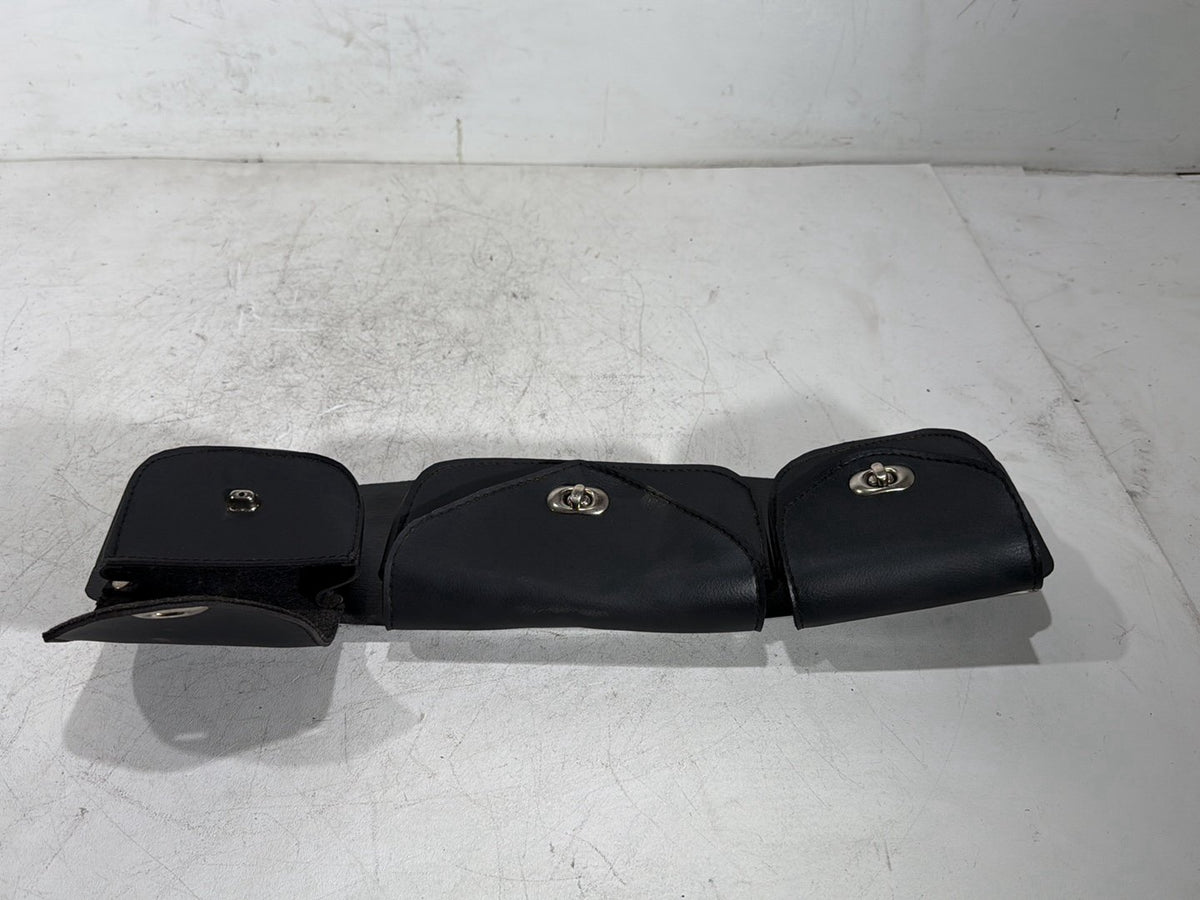 1990 Harley Electra Glide Touring OEM Front Onboard Tool Bag Leather Storage