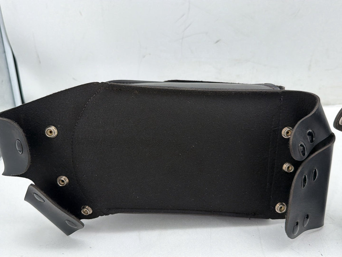 1997 Harley Road King Touring Rear Left Right Saddlebags Luggage Leather Old # 7