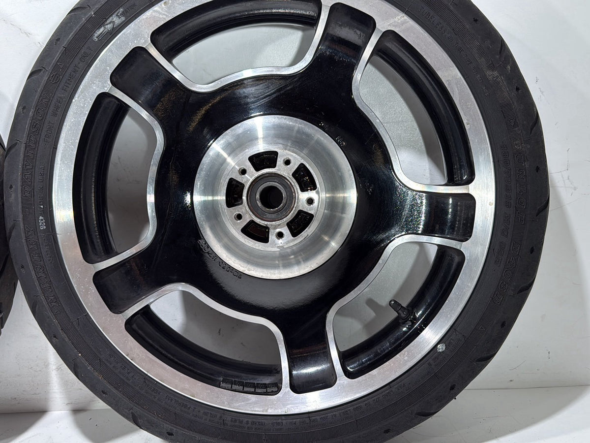 13 Harley Street Glide Touring OEM Front & Rear Wheel Rim Tire AIRSTRIKE 16" 18"