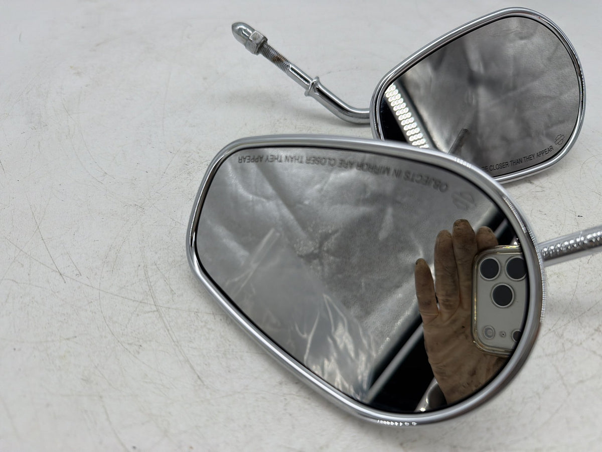 2006 Harley Softail Deuce FXSTDI OEM Left Right Rear View Mirror