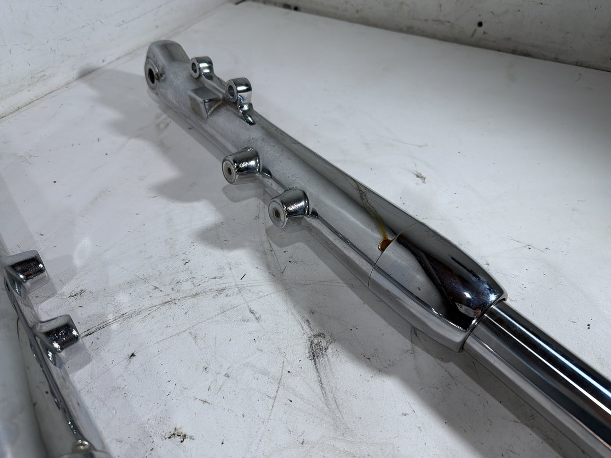 2006 Harley Softail Deuce FXSTDI Front Triple Tree Set & LH RH Fork Legs Sliders