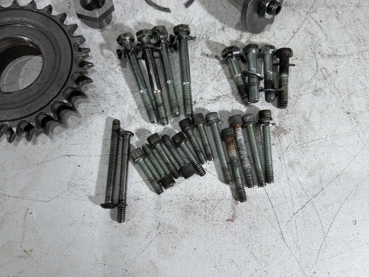 2001 Harley Fat Boy Softail FLSTFI OEM Clutch Basket Chain Tensioner Kit