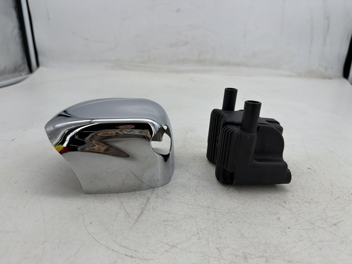 06 Harley Softail Deuce FXSTDI OEM Ignition Coil Spark Igniter w/ Cover 31655-99