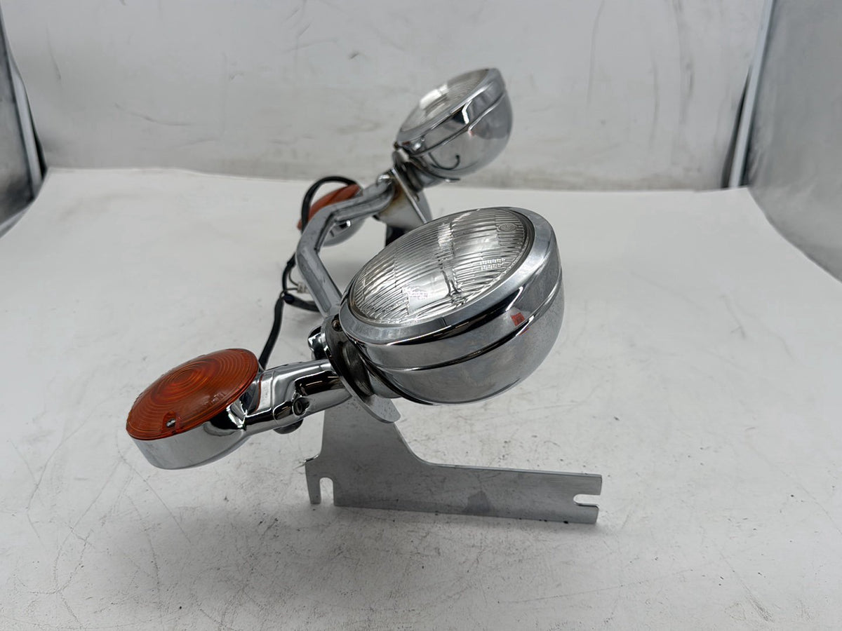 1997 Harley Road King FLHPI OEM Front Turn Signal Indicators Light Bar