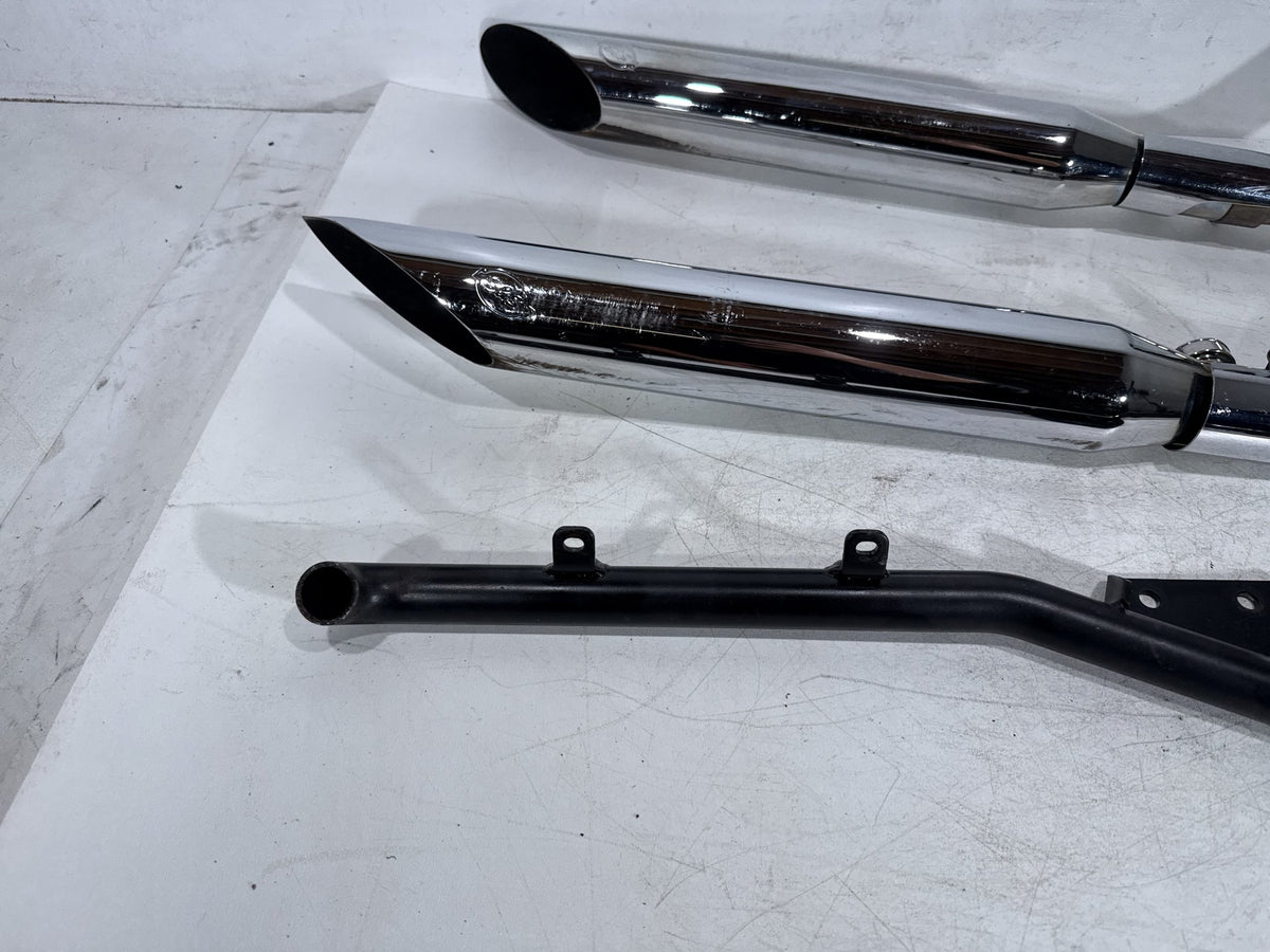 04 Harley Heritage Softail Classic FLSTCI Exhaust Header Pipes Muffler S & S