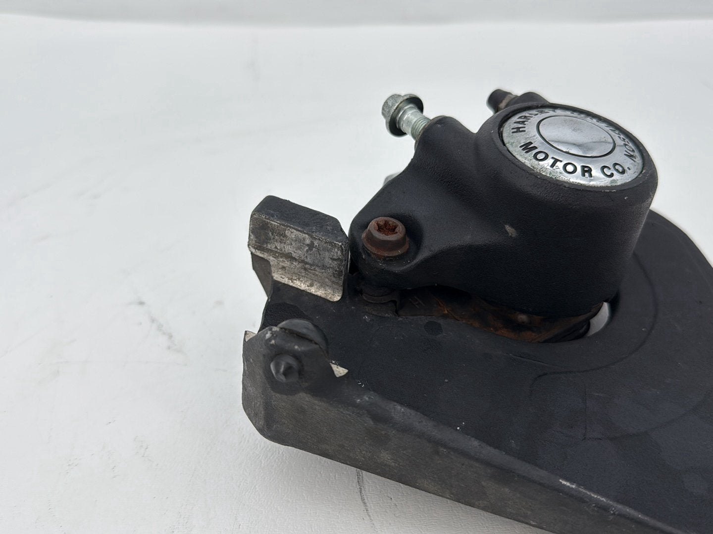 1993 Harley Sportster XLH883H Hugger 883 OEM Rear Back Brake Caliper w/ Bracket