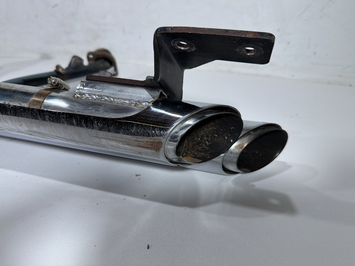 2008 Harley Softail Custom FXSTC OEM Exhaust Header Pipes Vance & Hines