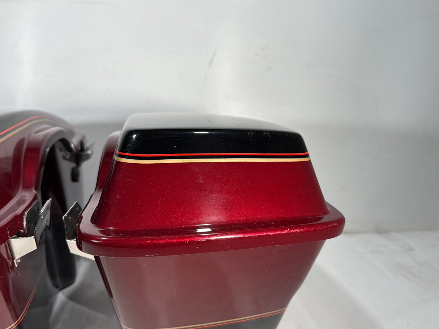 1995 Harley Touring FLHTCI Electra Glide Classic OEM Left Right Saddlebags Luggage NOKey
