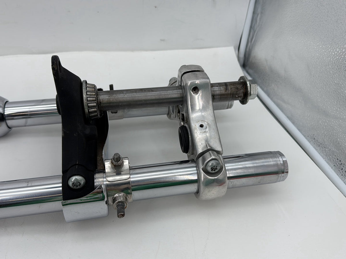 1993 Harley Sportster XLH883H 883 Front Triple Tree Set LH RH Fork Legs Sliders
