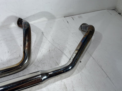 1997 Harley Sportster 1200 XL1200C OEM Exhaust Header Pipes Muffler SCRATCHED