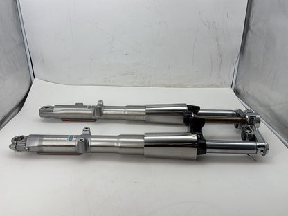 2008 Harley Softail Deluxe FLSTN OEM Front Triple Tree Set & LH RH Fork Legs Sliders