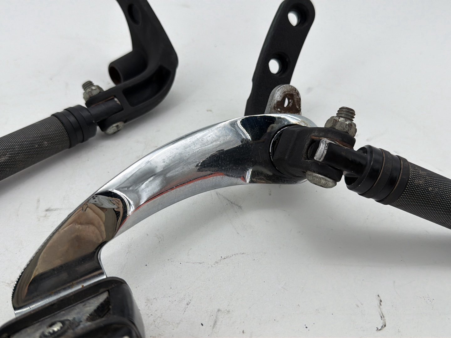 2008 Harley Dyna Fat Bob FXDF OEM Left Right Foot Brake Control Pegs