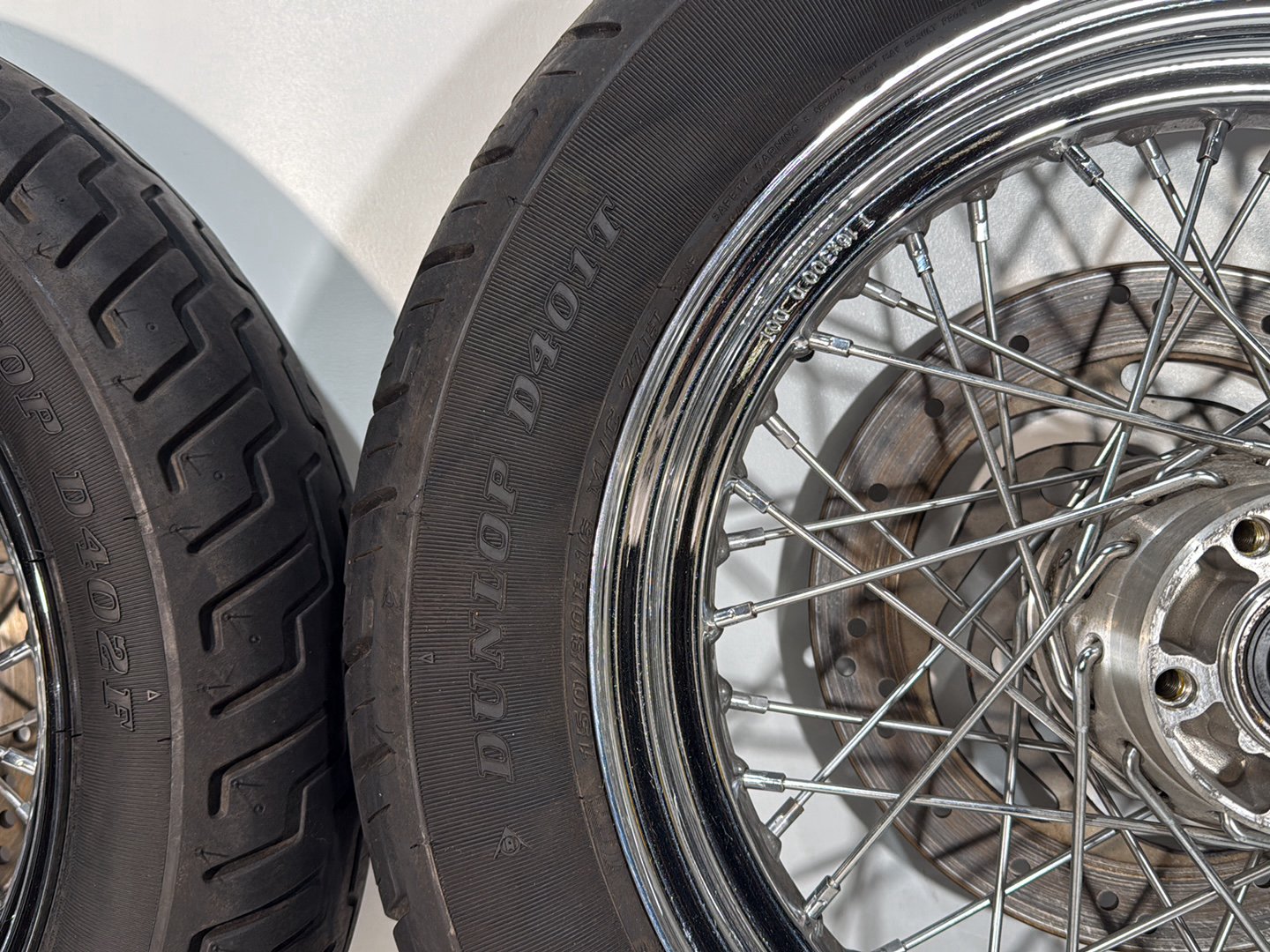 1999 - 2006 Harley-Davidson Softail Heritage Front Rear Wheel Rim Tire Spoked 40700-05 , 42947-06