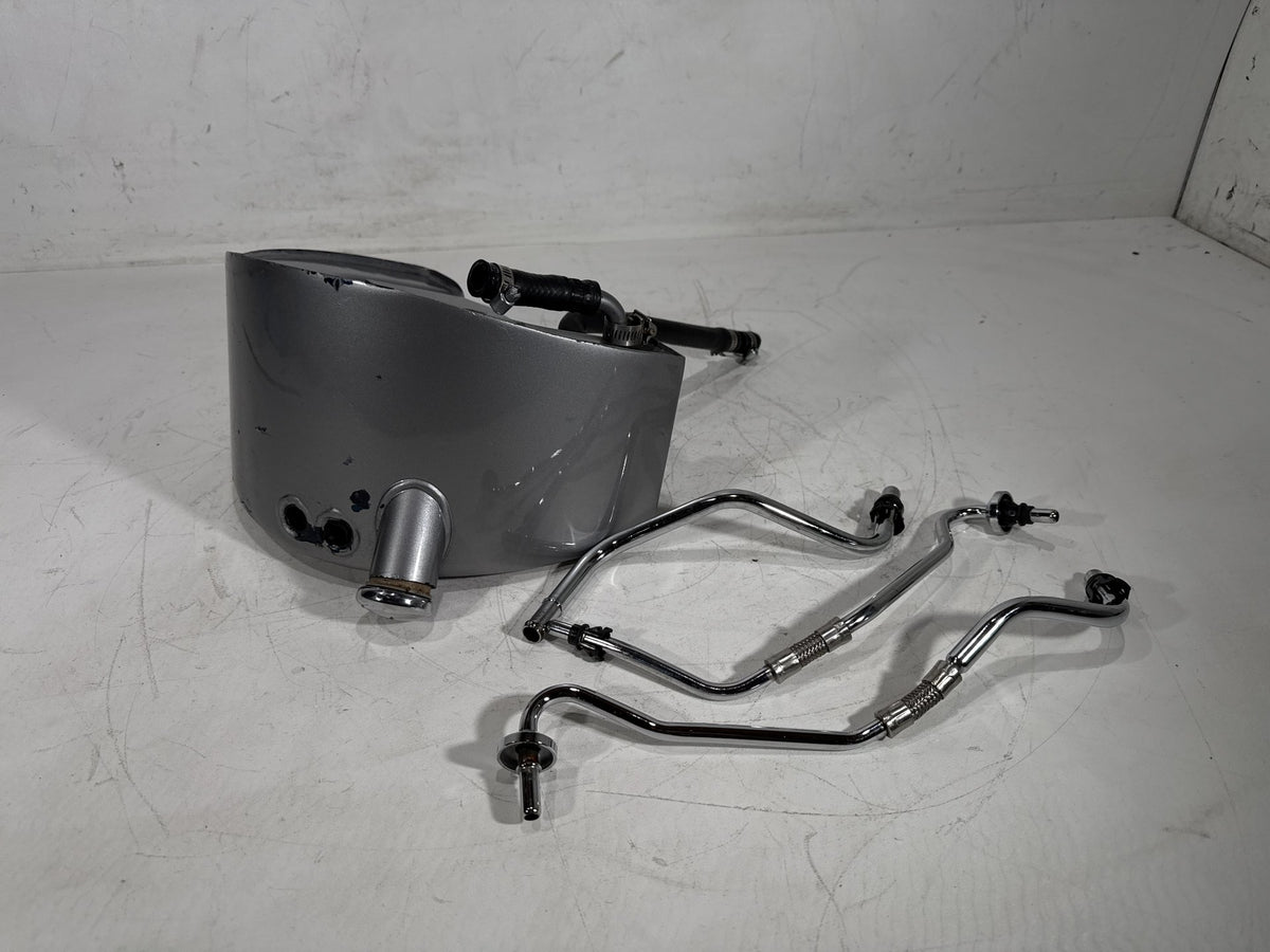 2001 Harley Softail Standard OEM Oil Tank Reservoir Bottle Canister & Dipstick