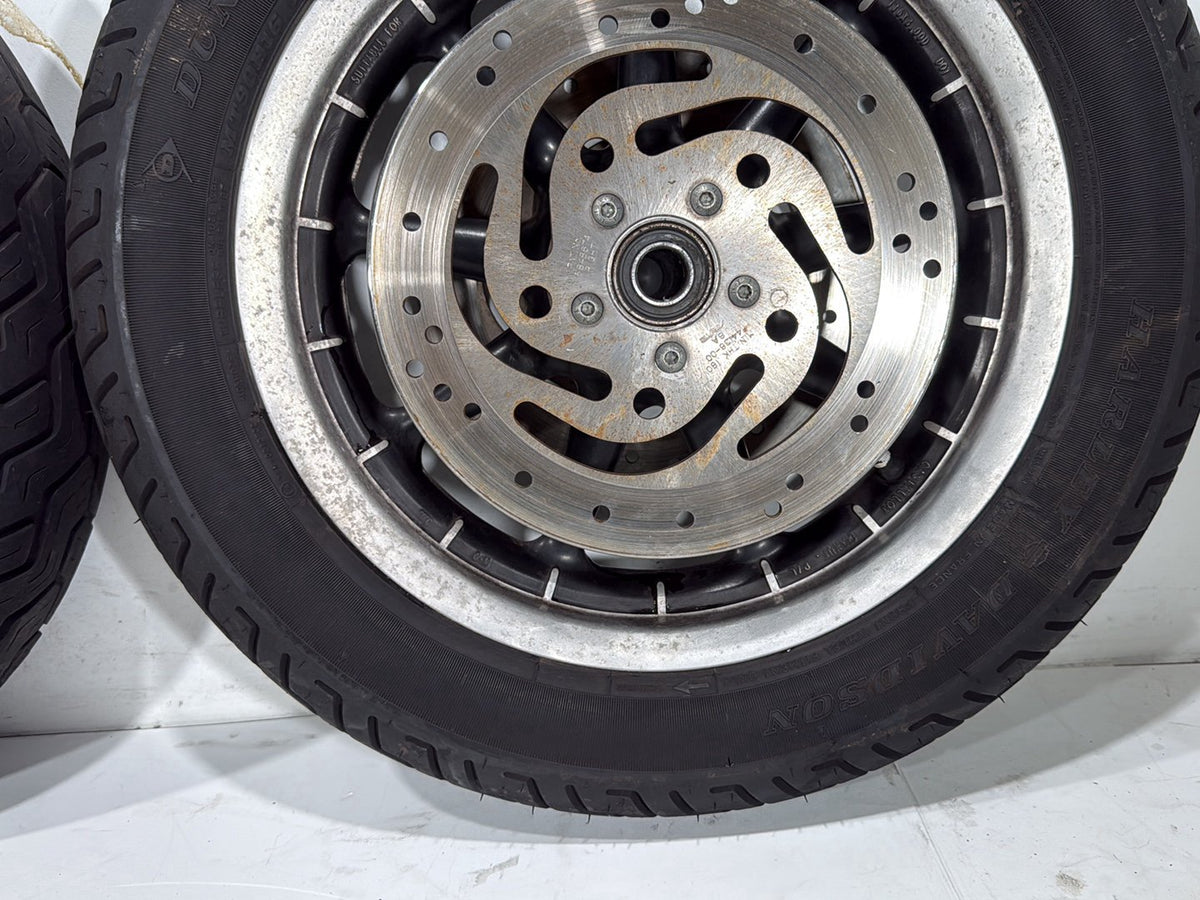 2005 Harley Electra Glide Touring Ultra OEM Front & Rear Wheel Rim Tire 16"