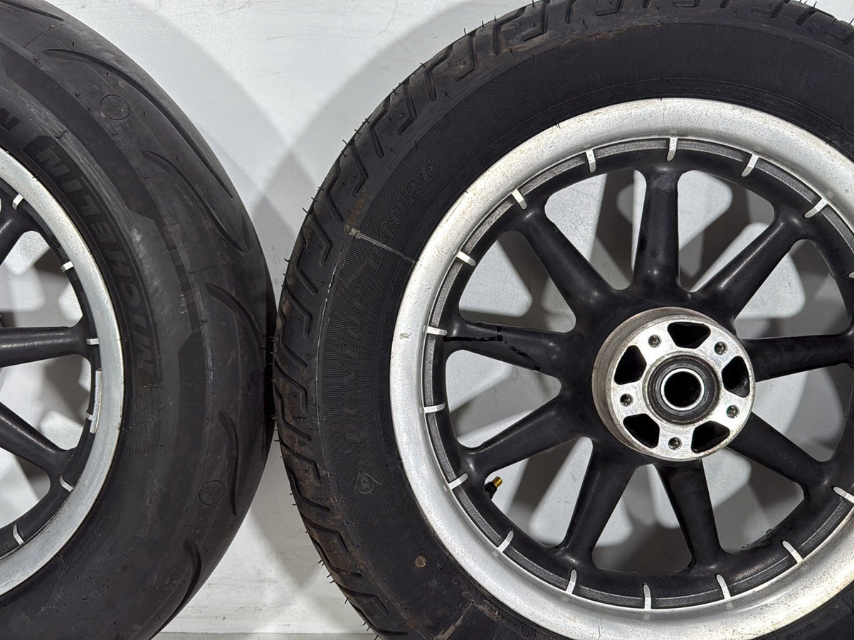 2005 Harley Road King Touring Police OEM Front & Rear Wheel Rim Tire 16"