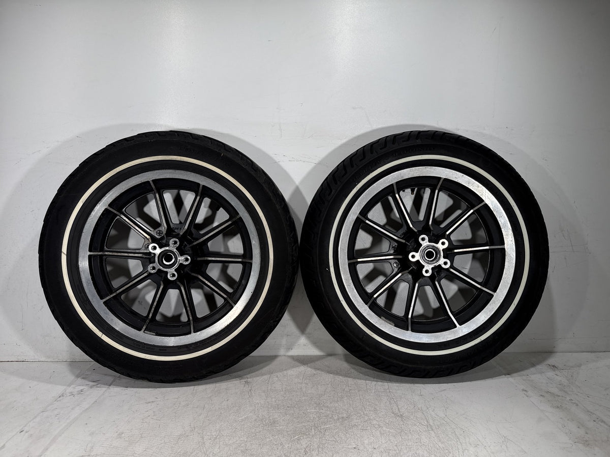 1995 Harley Electra Glide Touring FLHT Front & Rear Wheel Rim Tire MT90B16 16"