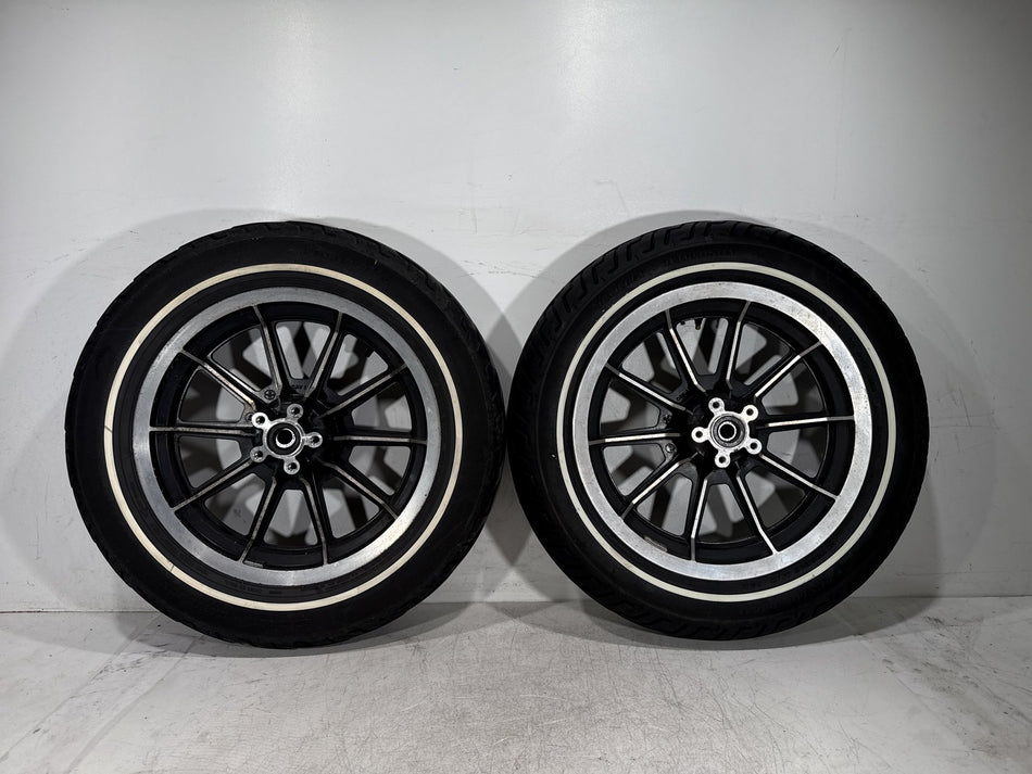 1995 Harley Electra Glide Touring FLHT Front & Rear Wheel Rim Tire MT90B16 16"