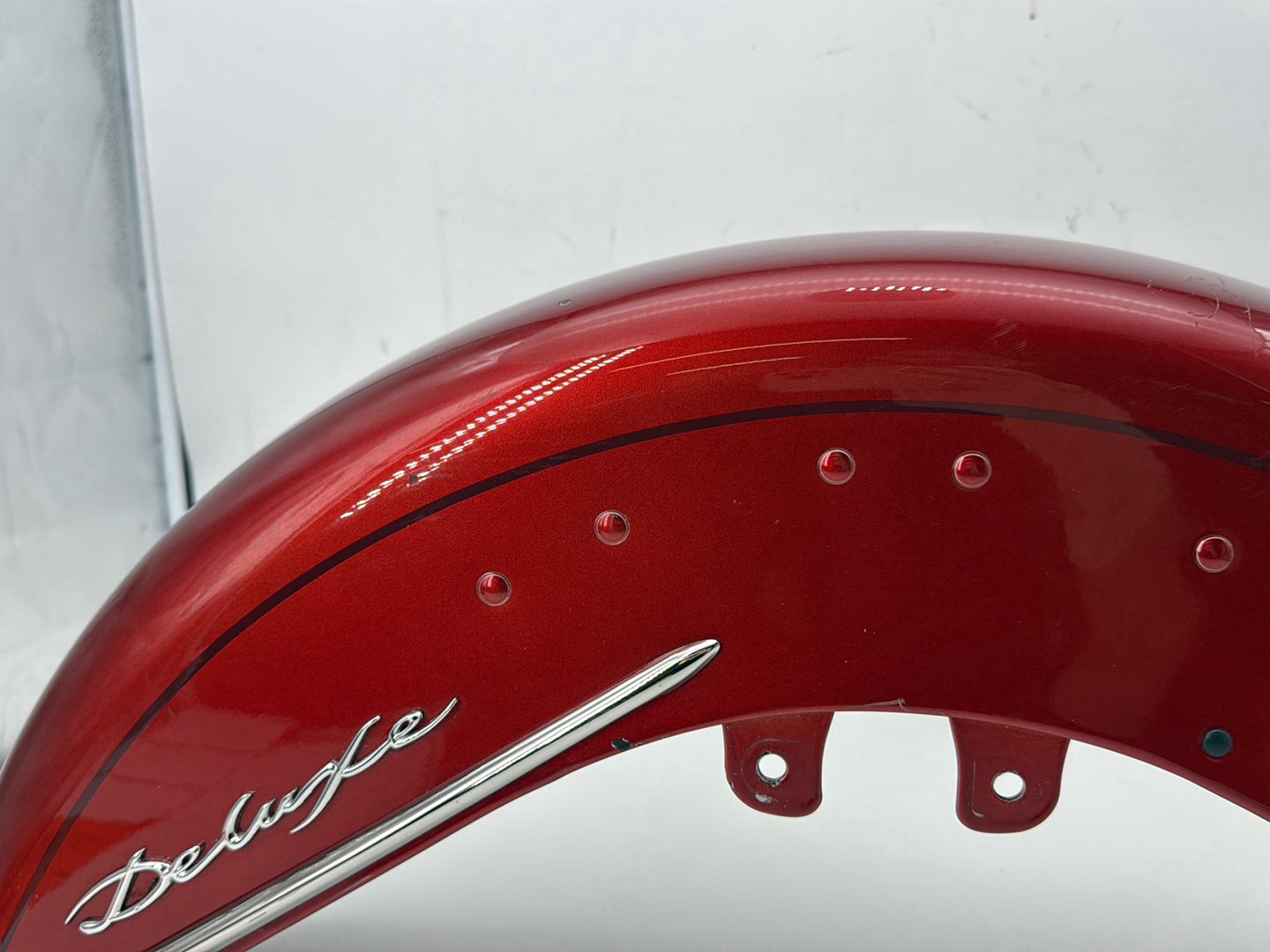 2008 Harley Softail Deluxe FLSTN OEM Front Wheel Fender Shell Panel