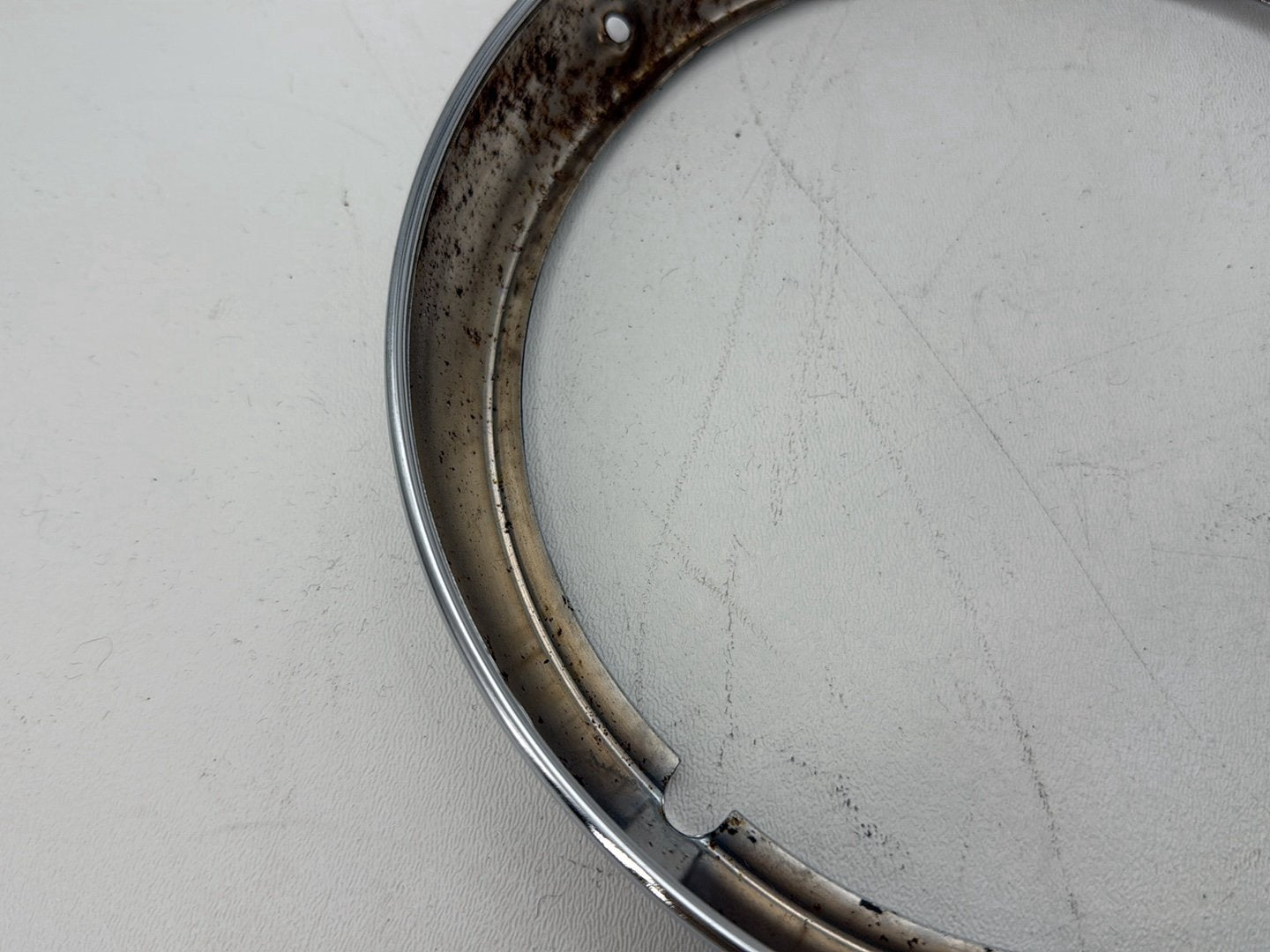 2008 Harley Road King Touring FLHR OEM Headlight Mount Bracket Ring Circle Trim