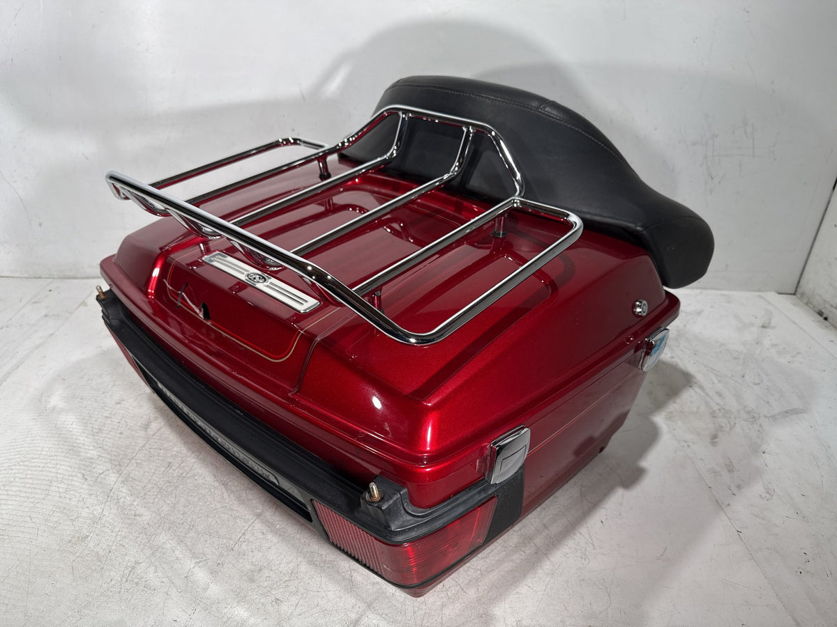 2013 Harley Electra Glide Touring FLHTCU OEM Pass Backrest Tour Pak Luggage NOKey