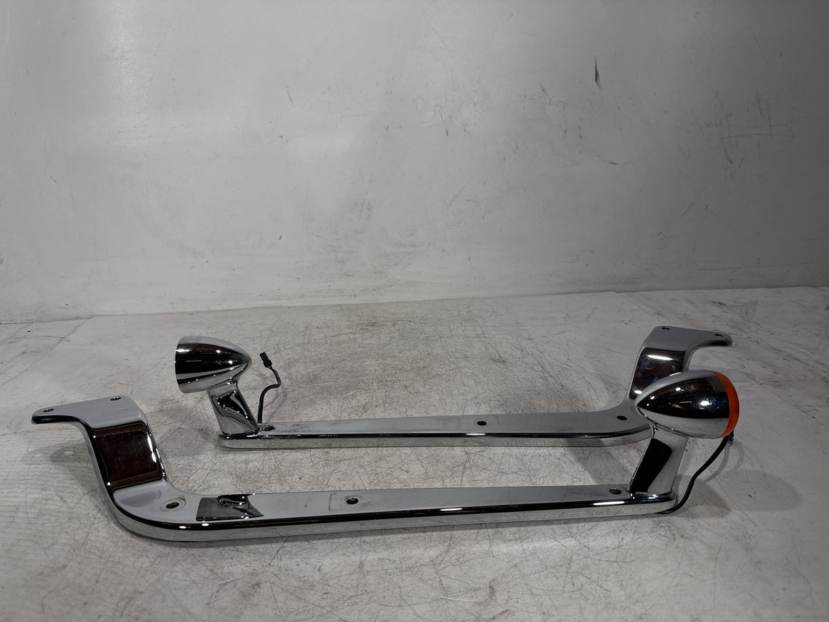 2005 Harley Softail FXST OEM Rear Left Right Fender Struts Bracket & Turn Signal