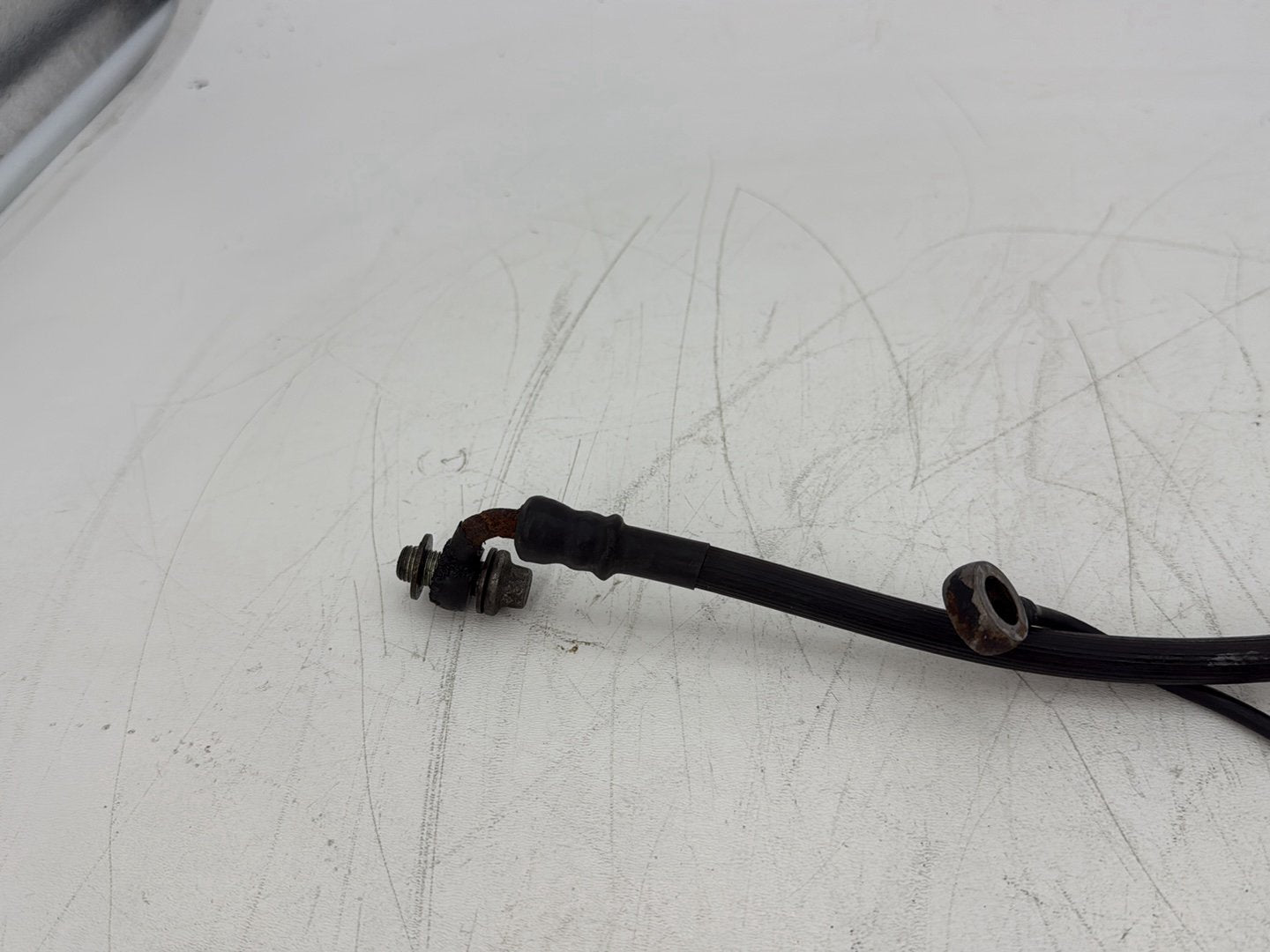 2006 Harley Softail FLSTCI Heritage Classic OEM Front Brake Hose Line Pipe